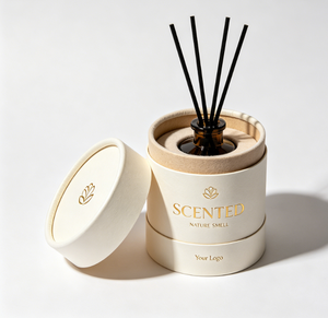 Custom Eco Friendly Kraft Paper Tube Cylinder Packaging for Scented Candles and Aromatherapy - Product Image 6