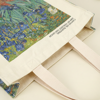 Sac fourre-tout en lin religieux |   Sac fourre-tout à bandoulière en toile réutilisable grande capacité avec fermeture éclair pour femme, idéal pour un usage quotidien
