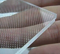 Feuille acrylique transparente 1mm 1.2mm 3mm plaque de guidage de lumière en plastique feuille de diffuseur de LED plaque de guidage de lumière LED