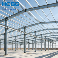 Bâtiment Agricole Portable à Structure en Acier, Abri pour Bétail, Étable à Vaches, Bâtiments Agricoles Préfabriqués en Acier