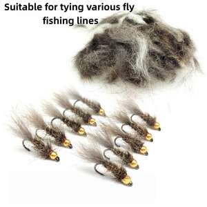 Surtido de Piel de Ardilla SNEDA para Simulación, Mezcla Natural Ultra Suave en Múltiples Colores para Patrones de Moscas Realistas - Product Image 2