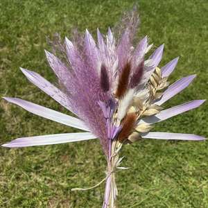 Abanico de Flores Secas Hecho a Mano <span class=keywords><strong>para</strong></span> Regalo de Navidad - Ramo Artificial Premium <span class=keywords><strong>para</strong></span> Decoración de Mesa de Postres en Bodas y Fiestas - Product Image 5