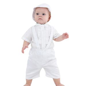 Nimble BOYS Baptême Bébé Garçon Robe De Baptême Ivoire Satin Occasion Spéciale En Gros Bébé Vêtements - Product Image 1