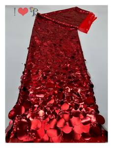 Blinglace payet jala bordir Eropa dan Amerika berkualitas tinggi payet bordir bordir Lurex klasik bordir untuk pesta - Product Image 5