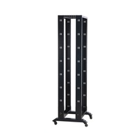 Rack de serveur ouvert 42U à quatre poteaux avec roues, divers accessoires en option, certifié CE, protection IP20, en stock