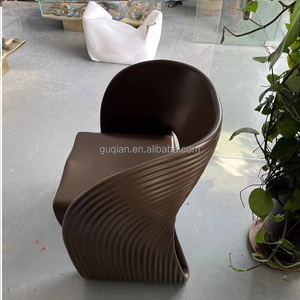 <span class=keywords><strong>Fauteuil</strong></span> en fibre de verre de conception italienne pour l'extérieur, chaise moderne en forme de coquille - Product Image 2