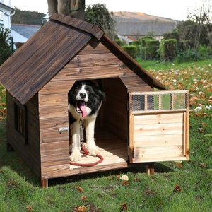 Fabricante personalizado muebles de lujo de madera para interiores y exteriores Cama grande para perros desmontable gato casa para mascotas - Product Image 1