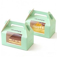 Boîte d'emballage personnalisée pour gâteau aux fruits au chocolat, biscuits, desserts, pain, gâteau d'anniversaire, boîte en papier pour aliments et collations