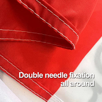 Drapeau de la ville de Detroit personnalisé en gros, 3x5 pieds, double face, 100% polyester, ourlet doublement cousu, bannière décorative extérieure suspendue