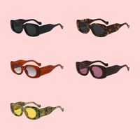Lunettes de soleil carrées concaves UV400 pour femmes, nouvelle mode 2026, style urbain haut de gamme, tendance et populaires sur internet, monture complète