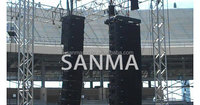 Sistema de Sonido Profesional TTL 55-A, Altavoz de Línea Activo de 3 Vías con Doble Woofer de 12 Pulgadas, para DJ, Escenarios y Exteriores