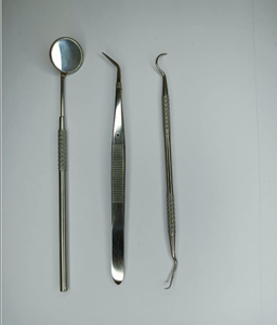 ชุดตรวจวิเคราะห์ปัญหาพรีเมี่ยมจากเหล็กสแตนเลสผ่านการรับรอง CE ชุดตรวจภายในช่องปากและทันตกรรม - Product Image 3