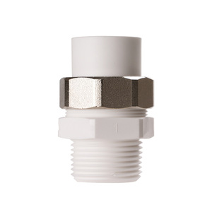 Conector dental de plástico de 1 pulgada a adaptador de fusión térmica 25PPR con junta roscada de acero inoxidable para prefiltros de agua - Product Image 4