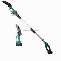Gergaji Mini Tanpa Kabel Industri dengan Tiang Ekstensi Panjang, Ringan, Motor Brushless 600W untuk Pemangkasan Kebun Elektrik