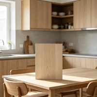Papan Furnitur HPL Motif Kayu, Panel Laminasi Kompak Tahan Aus Tinggi untuk Lemari Rumah Modern, Kamar Mandi, Dapur, Garansi 5 Tahun