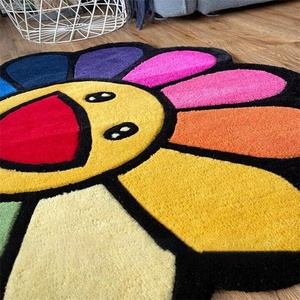<span class=keywords><strong>Tapis</strong></span> <span class=keywords><strong>de</strong></span> jeu en fausse fourrure personnalisé et populaire, <span class=keywords><strong>tapis</strong></span> <span class=keywords><strong>de</strong></span> chambre coloré à <span class=keywords><strong>fleurs</strong></span>, imprimé pour enfants - Product Image 3