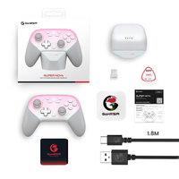 Control Inalámbrico para Juegos Super Nova con Efecto Hall, Gamepad con Motores de Vibración Dobles, Estación de Carga Ecológica para PC y Android