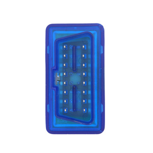 เครื่องมือวินิจฉัยรถยนต์ OBD2 บลูทูธ ELM327 สีฟ้า 12V อ่านและลบโค้ด ABS - Product Image 2