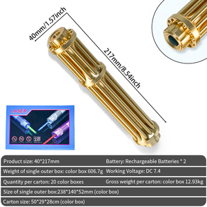 Bút laser màu xanh để đốt và nhắm mục tiêu với tầm xa, pin có thể sạc lại để sử dụng chuyên nghiệp và ngoài trời - Product Image 2