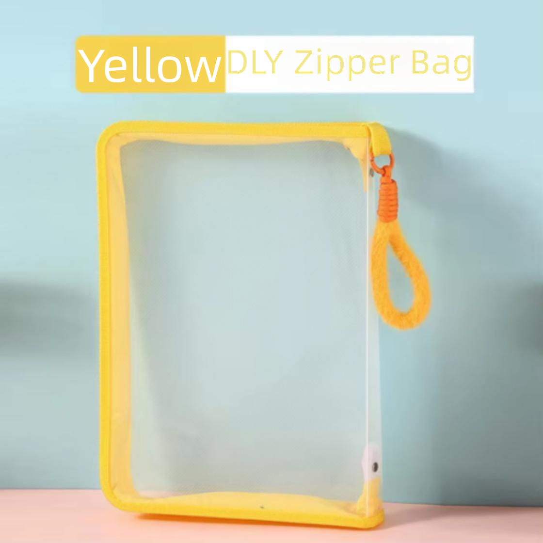 A5-yellow plush pendant