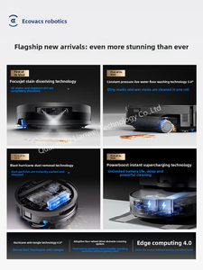 หุ่นยนต์ดูดฝุ่นถูพื้น DEEBOT X12 Omni Cyclone พร้อมแรงดูด 22000Pa ระบบ OZMO Roller PowerBoost ชาร์จไฟได้ ใช้ในครัวเรือน - Product Image 5