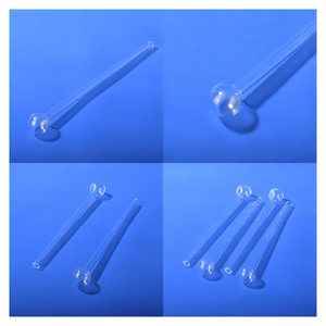 <span class=keywords><strong>Tube</strong></span> en <span class=keywords><strong>verre</strong></span> <span class=keywords><strong>de</strong></span> quartz <span class=keywords><strong>pour</strong></span> test BET, 6mm 9mm 12mm, modèle BELSORP-Max Min, avec entonnoir - Product Image 5