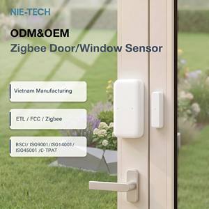Оптовый беспроводной датчик открытия дверей и окон Zigbee 3.0 для умной домашней системы безопасности, совместимый с Homekit и Tuya Smart, портативный - Product Image 1