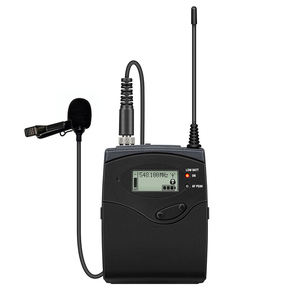 ميكروفون بطية صدر عالي الجودة مع فضي ، موصل قفل ، ميكروفون Cardioid مشبك Lavalier لأجهزة الإرسال اللاسلكية Sennhe - Product Image 1