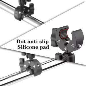 Support de poignée de vélo à double tête à bras magique de 60mm pour Gopro Hero 13 12 11 10 9 <span class=keywords><strong>8</strong></span> - Product Image 2