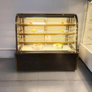 Small Countertop Cake Display Chiller Bakery Cake Display Cabinet Fridge Showcase