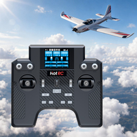 Ensemble émetteur-récepteur RC 8CH 2.4G FHSS avec boîtier ABS HT-08A pour voitures, bateaux et chars de drift