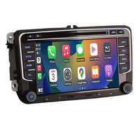 Radio Multimedia para Auto, Reproductor MP5 Estéreo de 2 Din y 7 Pulgadas, Android Auto, Apple CarPlay, Bluetooth, para VW