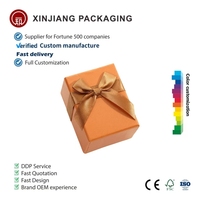 Boîte à montre rectangulaire de luxe en carton écologique avec logo personnalisé YZ, gaufrée, de haute qualité, avec nœud, pour emballage de bijoux