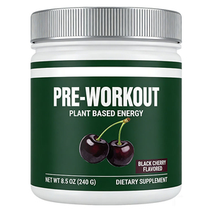Poudre pré-entraînement végétalienne sans OGM à marque privée OEM, nutrition sportive superalimentaire premium pour le soutien de l'entraînement - Product Image 1