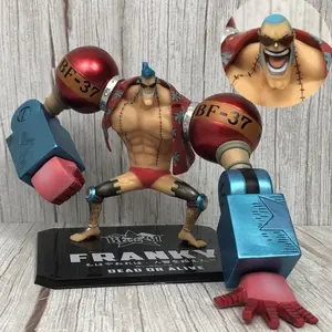 One Pieced Anime Figure FRANKY Multiple expressions Change PVC Action Figure Model Limited Sale Collectible Toys for Kid GIfts