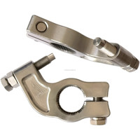 Butée de torsion en titane argenté à cannelures de 1-1/8 po avec 48 dents pour barre de torsion, accessoires pour voiture de sprint