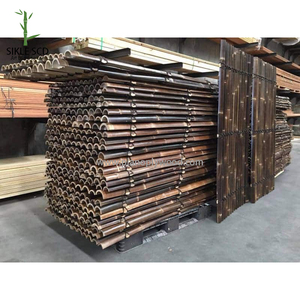 High Quality Black <strong>Bamboo</strong> Half <strong>Bamboo</strong> <strong>Fence</strong>, <strong>Bamboo</strong> Panels, <strong>Bamboo</strong> <strong>Screen</strong> a Sturdy Black <strong>Bamboo</strong> Garden <strong>Fence</strong> - Product Image 3