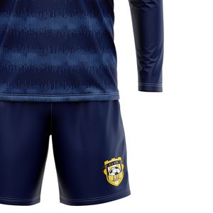 Kits de fútbol de manga larga con sublimación personalizada, camisetas de fútbol de secado rápido transpirables, estilo de conjunto - Product Image 5
