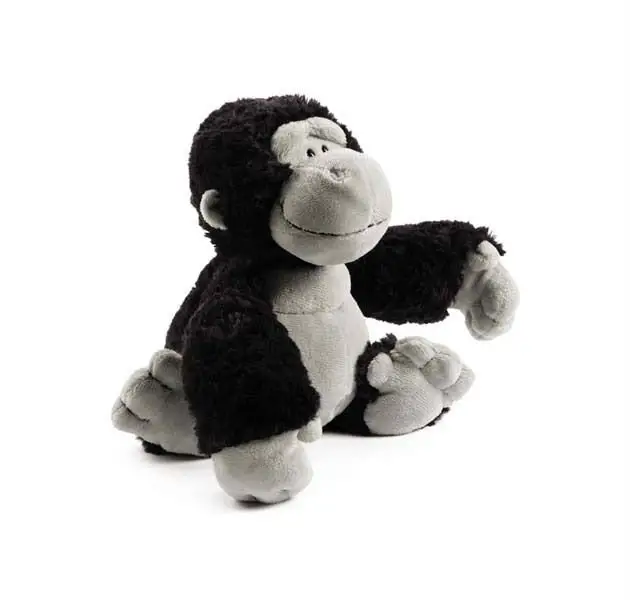 Jouet de forêt en peluche orang gorille Offre Spéciale en noir et gris