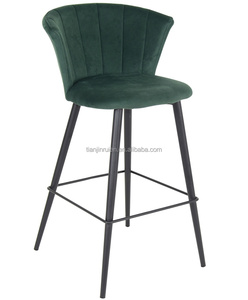 Thiết Kế Mới Nhà Bếp Ăn Sáng Rừng Màu Xanh Lá Cây Nhung Thanh Phân Với Chỗ Để Chân - Product Image 1