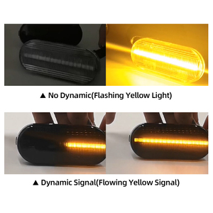 Accessoires de signalement de voitures, feu de <span class=keywords><strong>clignotant</strong></span>, marqueur latéral dynamique, pour Volkswagen VW Bora <span class=keywords><strong>Golf</strong></span> 3 <span class=keywords><strong>4</strong></span> Passat 3BG Polo SB6, 2 pièces - Product Image 6
