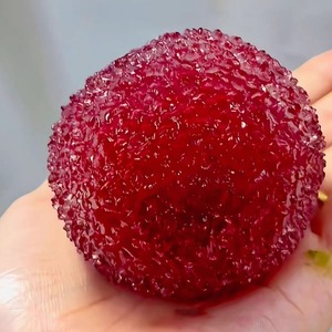 6cm Gritty Waxberry TPR Squishy Ball Simulation Fruit Soft Stress Relief Ball Fidget Decompression <b>Toy</b> for Adults Office <b>Desk</b> - Product Image 3