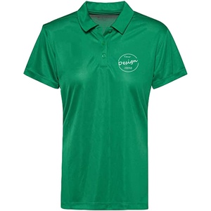 Camiseta personalizada de alta calidad al por mayor, camiseta Polo en blanco con logotipo bordado impreso, camiseta Polo informal de moda para mujer - Product Image 6