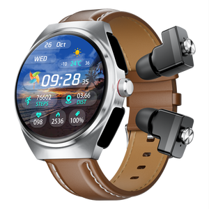 2025 New 2-in-1 TWS Earbuds Đồng hồ thông minh cho nam giới GPS navigation không thấm nước IP67 tập thể dục Heart Rate Monitor cho thể thao ngoài trời - Product Image 2