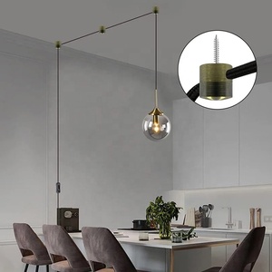 Lustre Plafond Éclairage Accessoires Aluminium Câble <span class=keywords><strong>Crochet</strong></span> Cordon Clip Fil Boucle Pendentif Lumière Swag <span class=keywords><strong>Crochet</strong></span> - Product Image 6