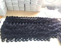 Cheveux humains brésiliens vierges en vrac pour tressage, bouclés, sans trame, afro crépus, pour tressage en vrac