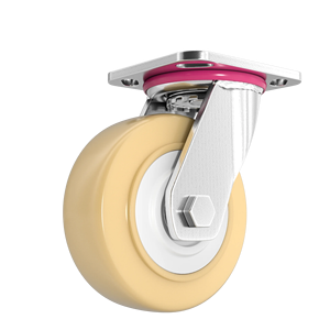 Schwerlast-Doppelkugellager-Lenkrollen für Wagen, Trolleys und Maschinen - Product Image 3