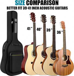 Free Sample Full Size Lightweight Compression and Shock Resistant Violin Box Case Adjustable Shoulder Strap <b>Guitar</b> Case Gig Bag - Product Image 6