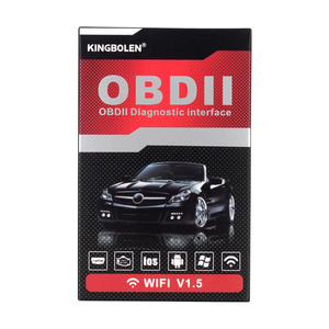 Kingbolen ตัวเชื่อมต่อแบบ16พินอัตโนมัติไร้สาย OBD2 WiFi สำหรับ ELM327อินเตอร์เฟซ OBDII Kingbolen V1.5 OBD2 WiFi ELM32 - Product Image 6