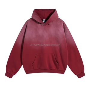 Sudaderas Extra Grandes de Alta Calidad, 100% Algodón, Unisex, 450 Gsm, Colores Surtidos, Estilo Vintage, Hombros Caídos, Desgastadas - Product Image 3